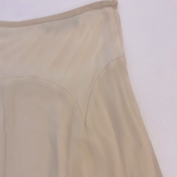 Burberry Silk Crepe de Chine Skirt cream soft beige 2008 Season - Picture 14 of 16